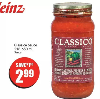FreshCo Classico sauce offer