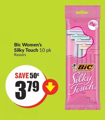 FreshCo Bic women's silky touch offer