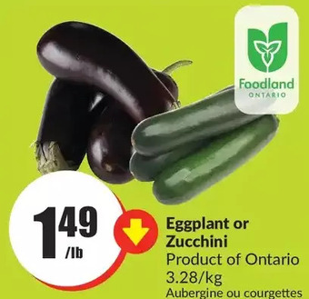 FreshCo Eggplant or zucchini offer