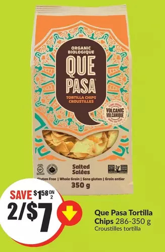 FreshCo Que pasa tortilla chips offer
