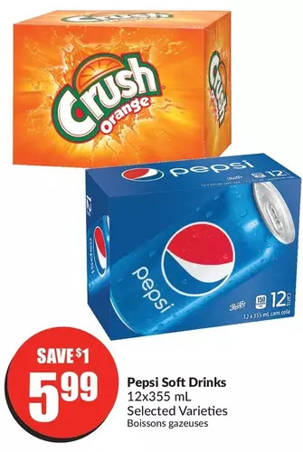 FreshCo Pepsi soft drinks offer