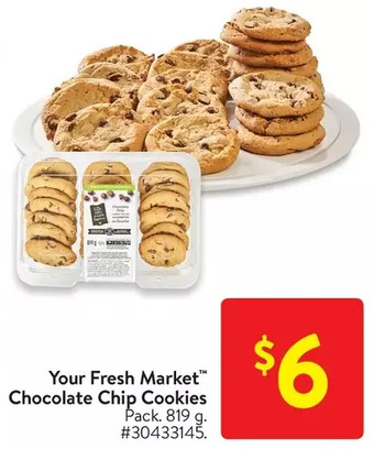 Walmart Your fresh market chocolate chip cookies offer