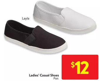 Walmart Ladies' casual shoes offer