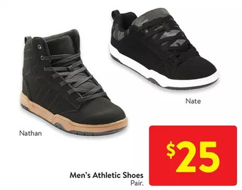 Walmart Men's athletic shoes offer