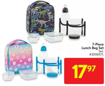 Walmart 7-piece lunch bag set offer