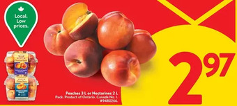 Walmart Peaches or nectarines offer