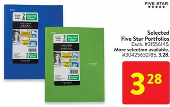 Walmart Five star portfolios offer