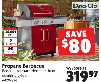 Home Hardware Propane barbecue offer