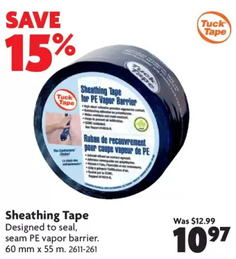 Home Hardware Sheathing tape offer
