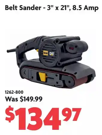 Home Hardware Belt sander - 3" x 21", 8,5 amp offer