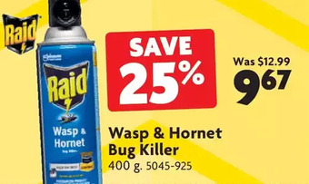 Home Hardware Wasp & hornet bug killer offer