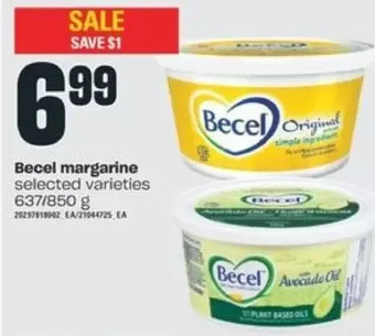 Valu-mart Becel margarine offer