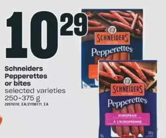 Valu-mart Schneiders pepperettes or bites offer