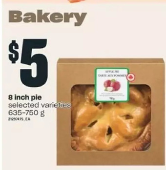 Valu-mart 8 inch pie offer