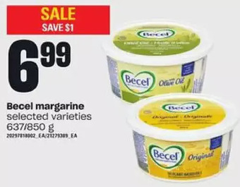 Loblaws Becel margarine offer