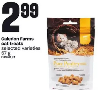 Loblaws Caledon farms cat treats offer