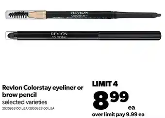 Real Canadian Superstore Revlon colorstay eyeliner or brow pencil offer