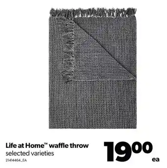 Real Canadian Superstore Life at home waffle throw offer