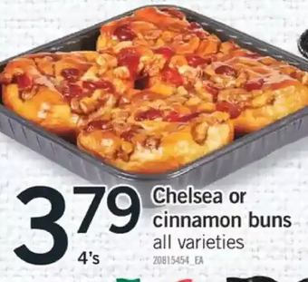 Fortinos Chelsea or cinnamon buns offer