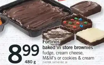 Fortinos Fortinos baked in store brownies offer