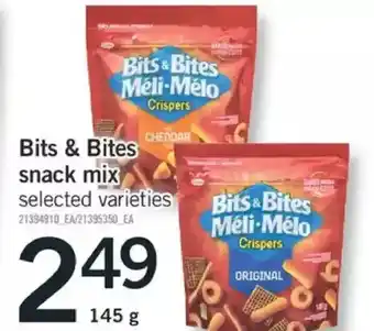 Fortinos Bits & bites snack mix offer