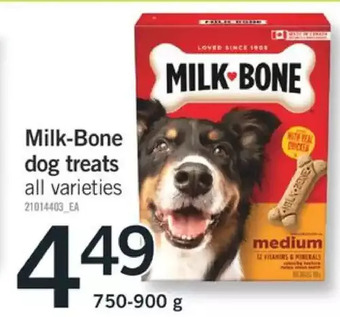 Fortinos Milk-bone dog treats offer