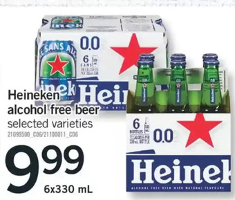Fortinos Heineken alcohol free beer offer