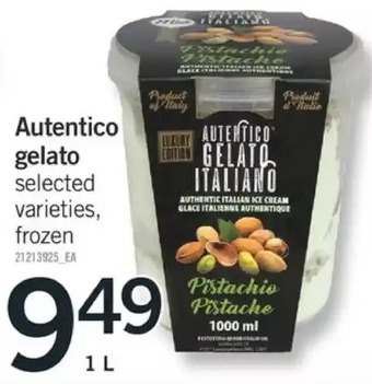 Fortinos Autentico gelato offer