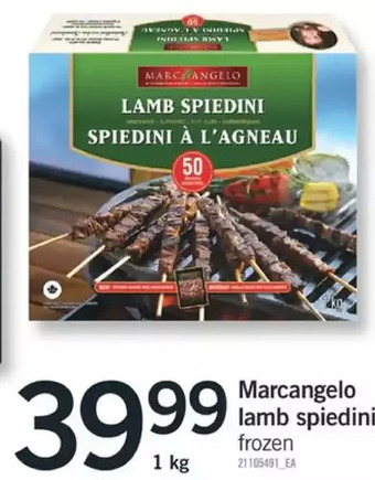 Fortinos Marcangelo lamb spiedini offer