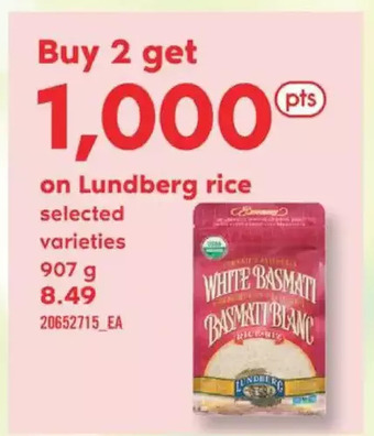 Fortinos Lundberg rice offer