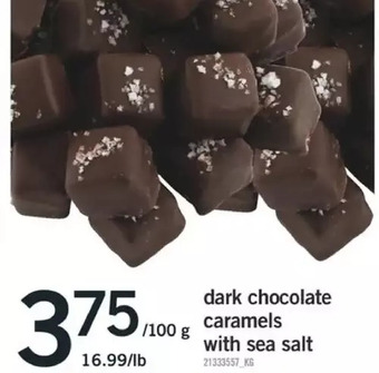 Fortinos Dark chocolate caramels with sea salt offer