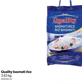 Real Canadian Superstore Quality basmati rice offer