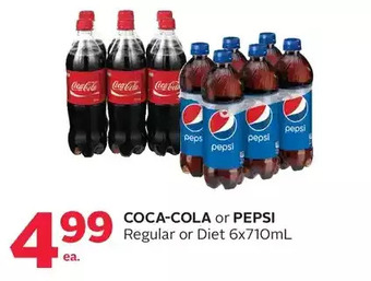 Rexall Coca-cola or pepsi regular or diet offer