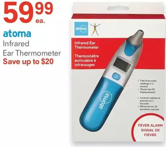 Guardian Pharmacy Atoma infrared ear thermometer offer