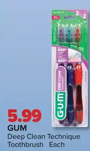 PharmaChoice Gum deep clean technique toothbrush offer