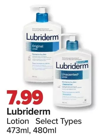 PharmaChoice Lubriderm lotion offer
