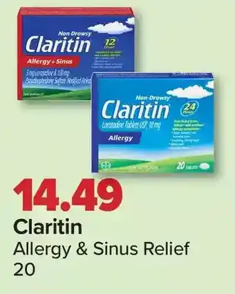 PharmaChoice Claritin allergy & sinus relief offer