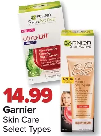PharmaChoice Garnier skin care offer