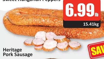 Starsky Heritage pork sausage offer