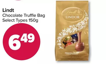 PharmaChoice Lindt chocolate truffle bag offer