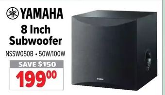 2001 Audio Video Yamaha 8 inch subwoofer offer