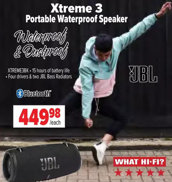 2001 Audio Video Jbl xtreme 3 portable waterproof speaker offer