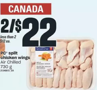 Independent Grocer Pc split chicken wings offer