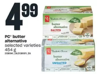 Independent Grocer Pc butter alternative offer