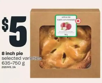 Independent Grocer 8 inch pie offer