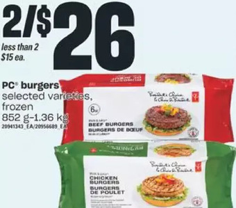 Independent Grocer Pc burgers offer