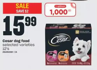 Independent Grocer Cesar dog food offer