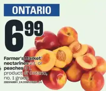 Independent Grocer Farmer's market nectarines or peaches offer