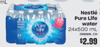 Independent Grocer Nestlé pure life water offer