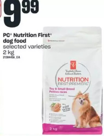 Independent Grocer Pc nutrition first dog food offer